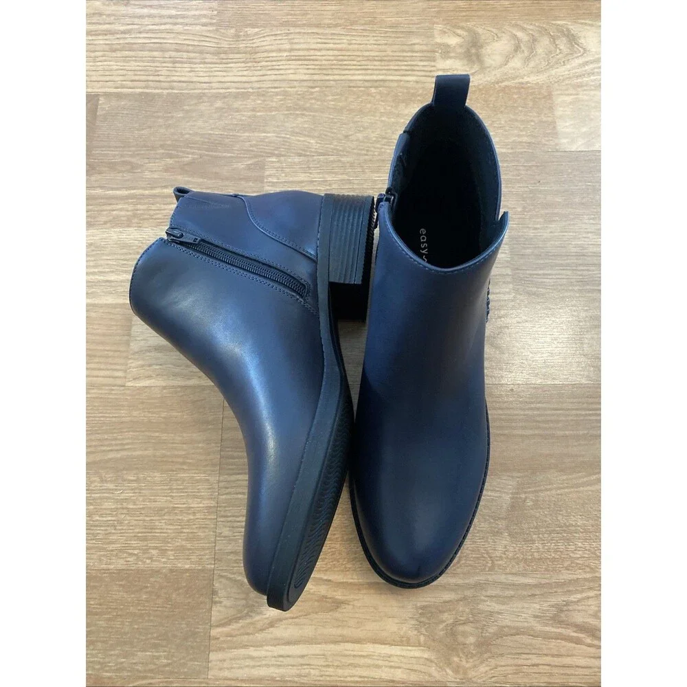 New Easy Spirit Womens Lorand Bootie Navy Size 10M NIB - Picture 8 of 16